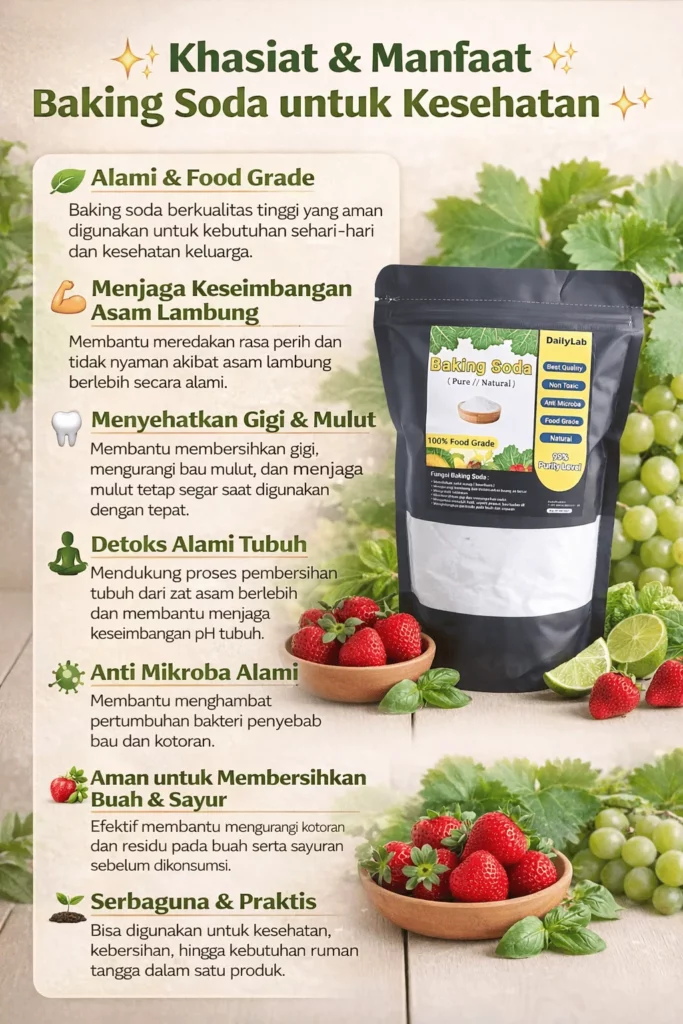 Herbal Baking Soda Food Grade 3